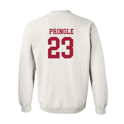Arkansas - NCAA Men's Basketball : Nick Pringle - Sports Shersey Crewneck Sweatshirt-1