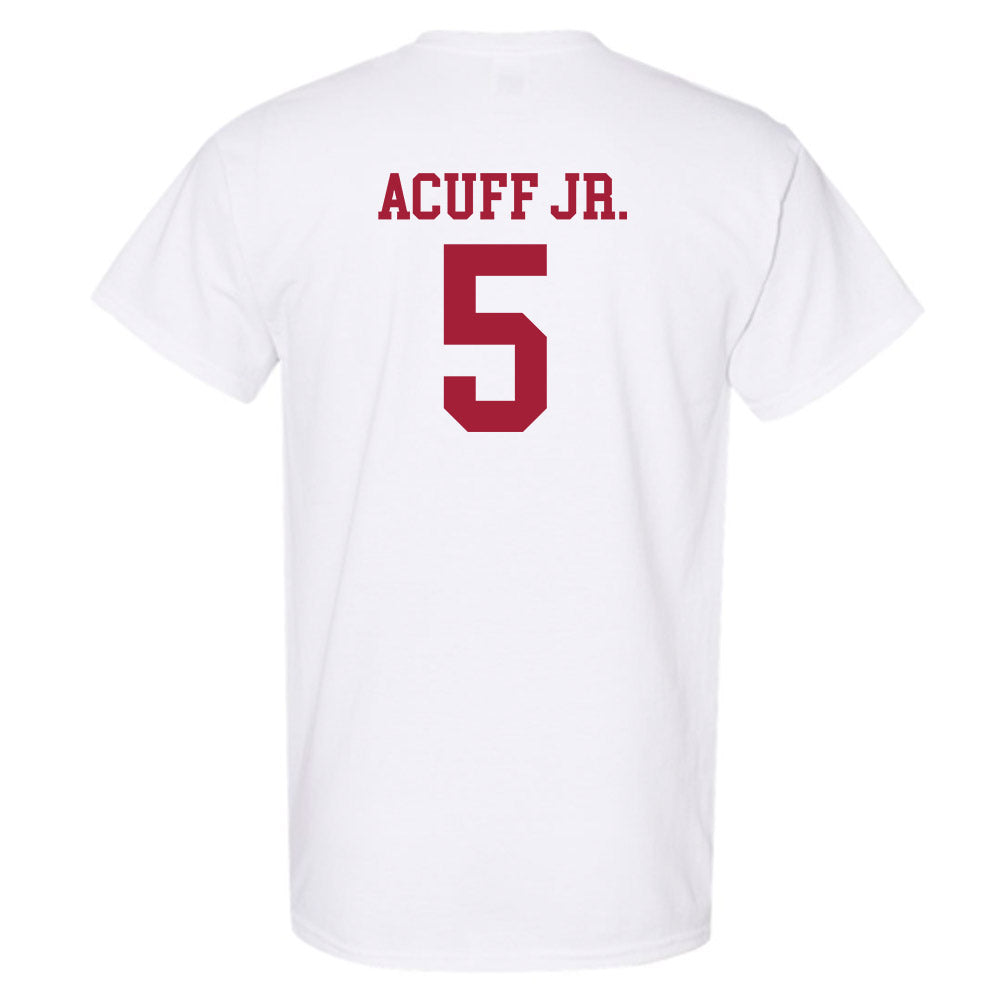 Arkansas - NCAA Men's Basketball : Darius Acuff Jr. - Sports Shersey T-Shirt-1