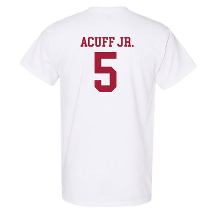Arkansas - NCAA Men's Basketball : Darius Acuff Jr. - Sports Shersey T-Shirt-1