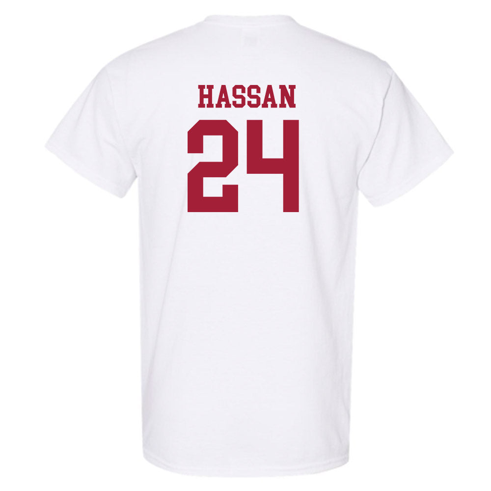 Arkansas - NCAA Women's Basketball : Aisha Hassan - Sports Shersey T-Shirt-1
