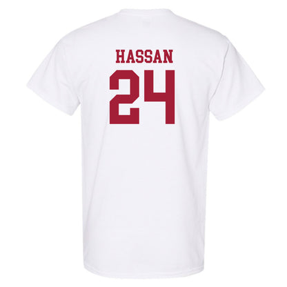 Arkansas - NCAA Women's Basketball : Aisha Hassan - Sports Shersey T-Shirt-1
