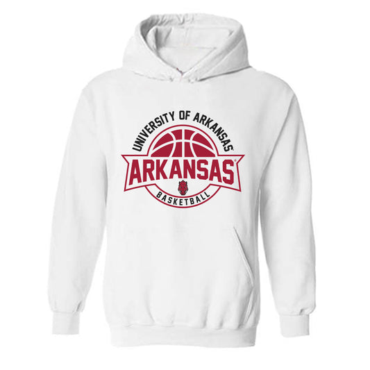 Arkansas - NCAA Men's Basketball : Jaden Karuletwa - Sports Shersey Hooded Sweatshirt-0