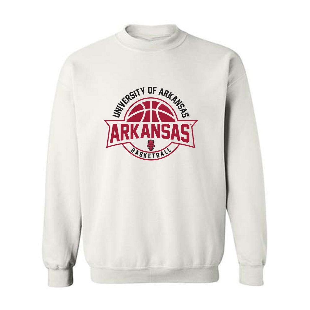 Arkansas - NCAA Men's Basketball : Jeremiah Wilkinson - Sports Shersey Crewneck Sweatshirt-0