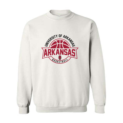 Arkansas - NCAA Men's Basketball : Jeremiah Wilkinson - Sports Shersey Crewneck Sweatshirt-0