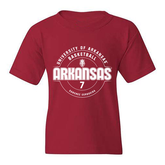 Arkansas - NCAA Women's Basketball : Cristina Sanchez Cerqueira - Classic Fashion Shersey Youth T-Shirt-0