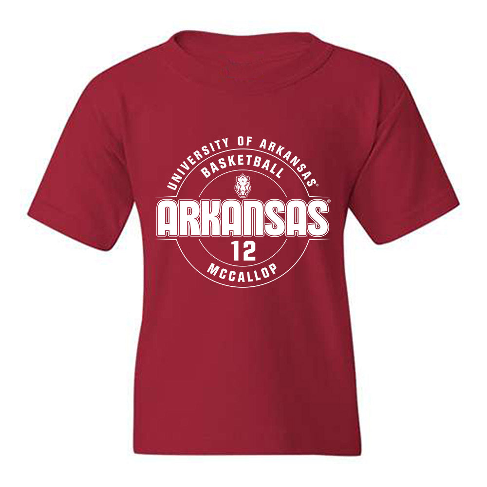 Arkansas - NCAA Women's Basketball : Grace McCallop - Classic Fashion Shersey Youth T-Shirt-0