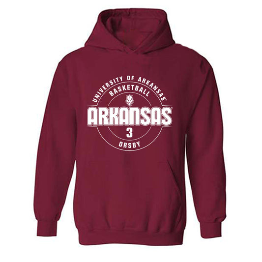 Arkansas - NCAA Women's Basketball : Allanah Orsby - Classic Fashion Shersey Hooded Sweatshirt-0