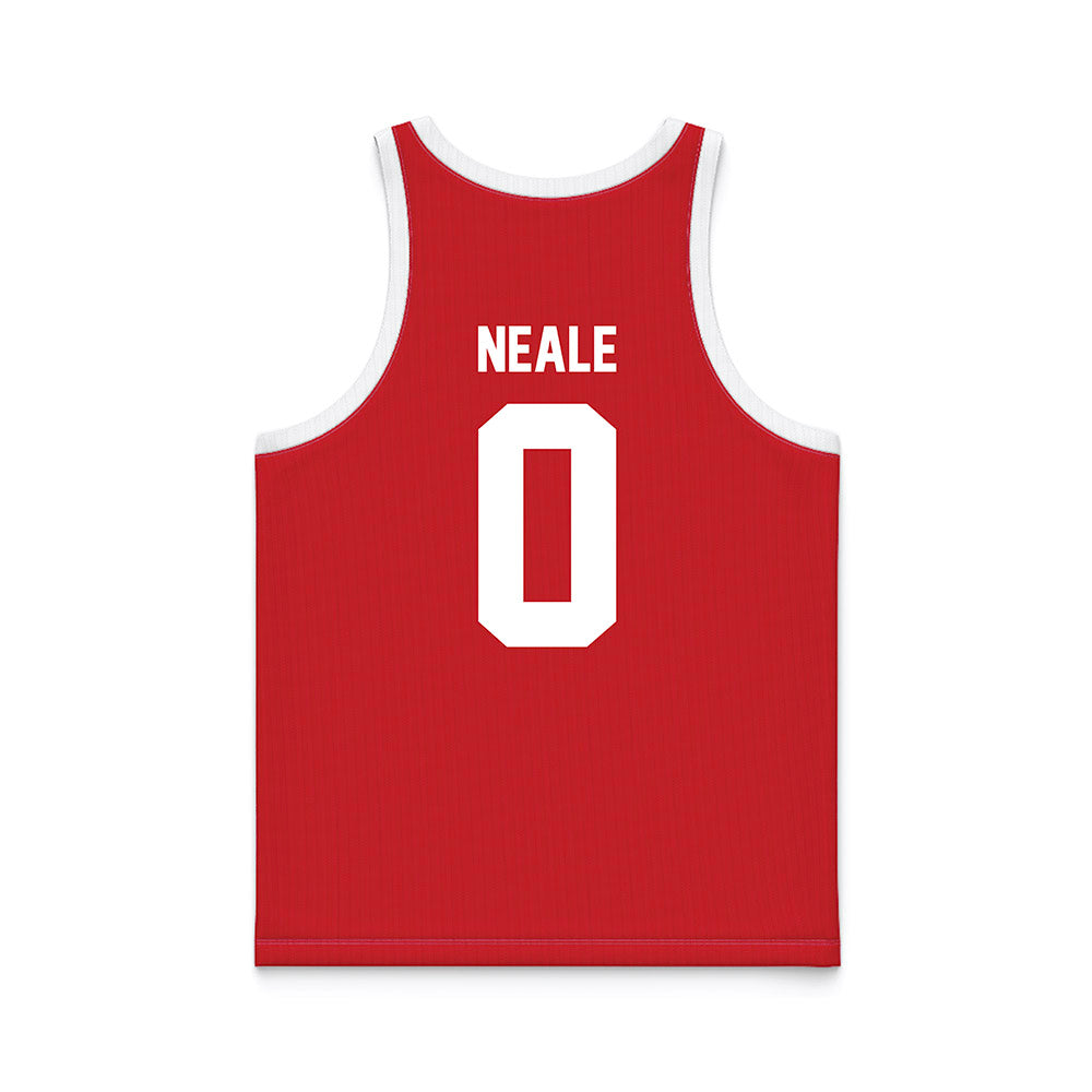 Nebraska - NCAA Women's Basketball : Alanna Neale - Red Basketball Jersey-1