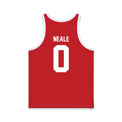 Nebraska - NCAA Women's Basketball : Alanna Neale - Red Basketball Jersey-1