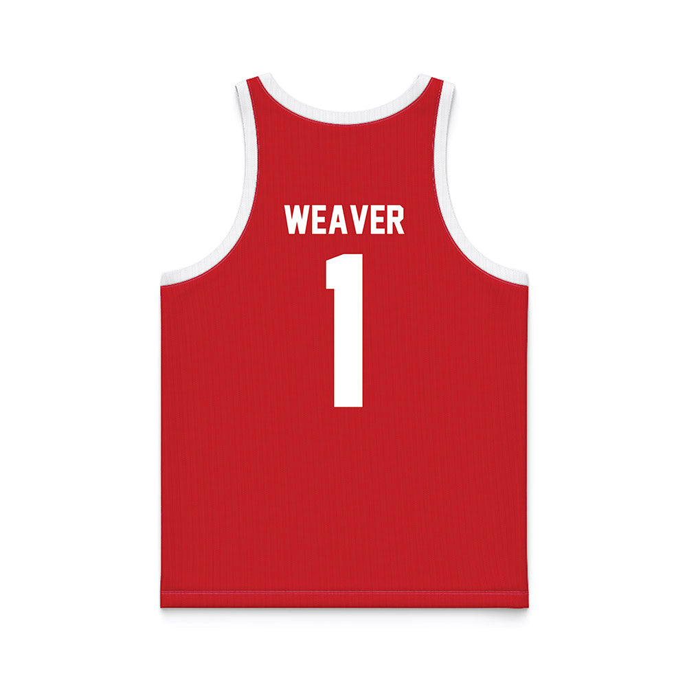 Nebraska - NCAA Women's Basketball : Hailey Weaver - Red Basketball Jersey-1