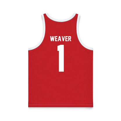 Nebraska - NCAA Women's Basketball : Hailey Weaver - Red Basketball Jersey-1