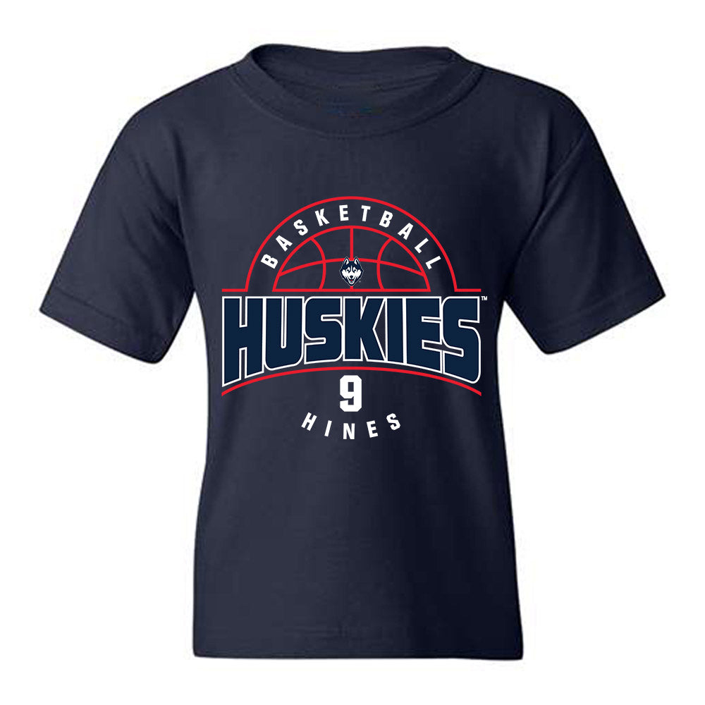 UConn - NCAA Men's Basketball : Na'Jai Hines - Classic Fashion Shersey Youth T-Shirt-0