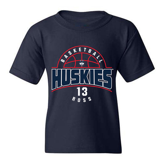 UConn - NCAA Men's Basketball : Jacob ROSS - Classic Fashion Shersey Youth T-Shirt-0