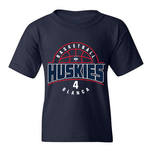 UConn - NCAA Women's Basketball : Quinonez Blanca - Classic Fashion Shersey Youth T-Shirt-0