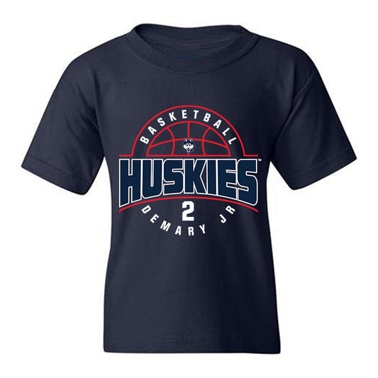 UConn - NCAA Men's Basketball : Silas Demary Jr - Classic Fashion Shersey Youth T-Shirt-0