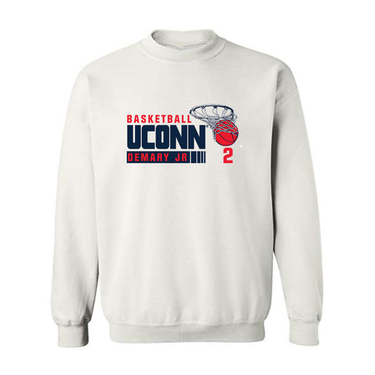 UConn - NCAA Men's Basketball : Silas Demary Jr - Classic Fashion Shersey Crewneck Sweatshirt-0