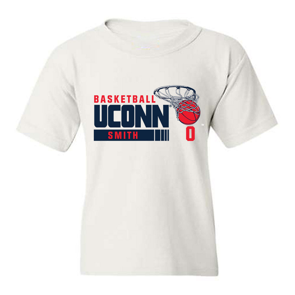 UConn - NCAA Men's Basketball : Malachi Smith - Classic Fashion Shersey Youth T-Shirt-0