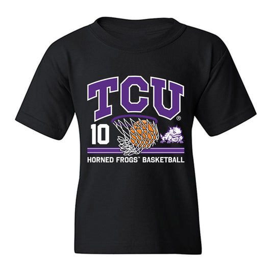TCU - NCAA Men's Basketball : Milos Sojic - Sports Shersey Youth T-Shirt-0