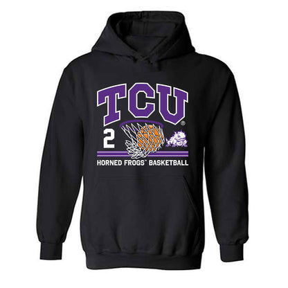 TCU - NCAA Women's Basketball : Veronica Sheffey - Sports Shersey Hooded Sweatshirt-0