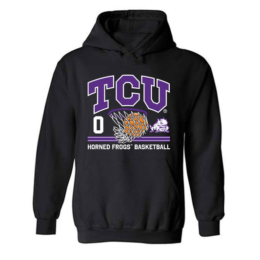 TCU - NCAA Women's Basketball : Camille Williams - Sports Shersey Hooded Sweatshirt-0