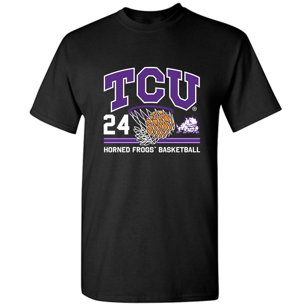 TCU - NCAA Men's Basketball : Xavier Edmonds - Sports Shersey T-Shirt-0