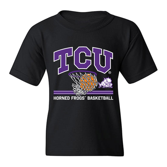 TCU - NCAA Men's Basketball : Gavin Sykes - Sports Shersey Youth T-Shirt-0