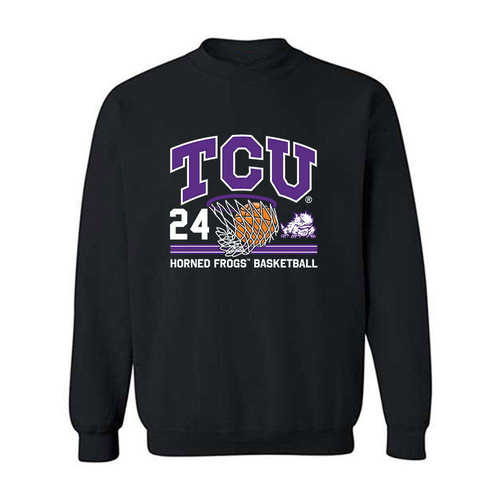 TCU - NCAA Men's Basketball : Xavier Edmonds - Sports Shersey Crewneck Sweatshirt-0