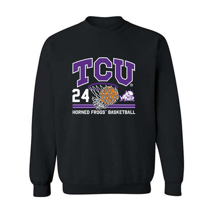TCU - NCAA Men's Basketball : Xavier Edmonds - Sports Shersey Crewneck Sweatshirt-0