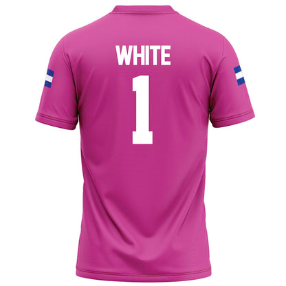 Grand Valley - NCAA Football : Michael White - Pink Football Jersey-1