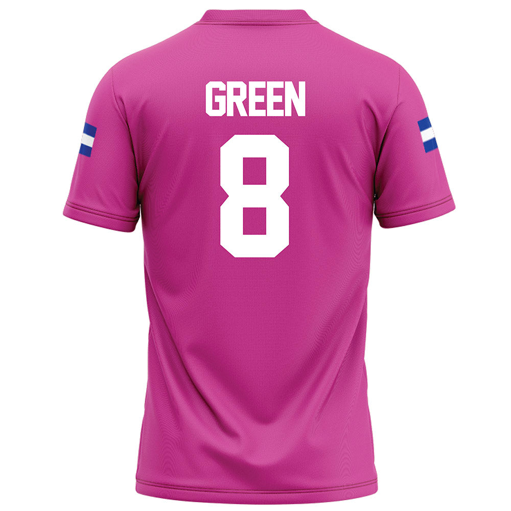Grand Valley - NCAA Football : Tre'Quan Green - Pink Football Jersey-1