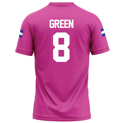 Grand Valley - NCAA Football : Tre'Quan Green - Pink Football Jersey-1