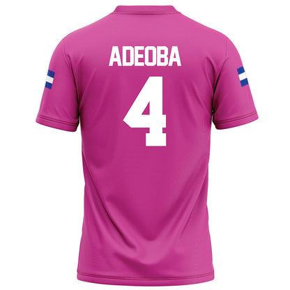 Grand Valley - NCAA Football : Dammy Adeoba - Pink Football Jersey-1
