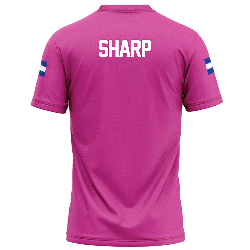 Grand Valley - NCAA Football : Miles Sharp - Pink Football Jersey-1