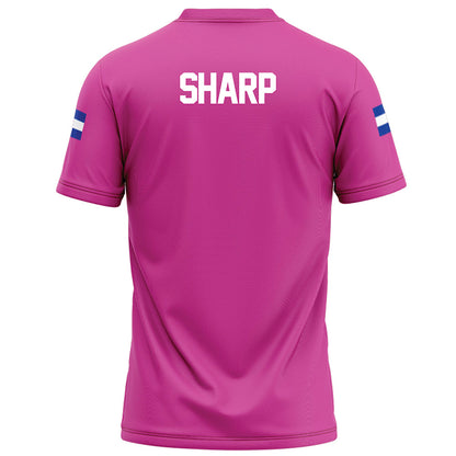 Grand Valley - NCAA Football : Miles Sharp - Pink Football Jersey-1