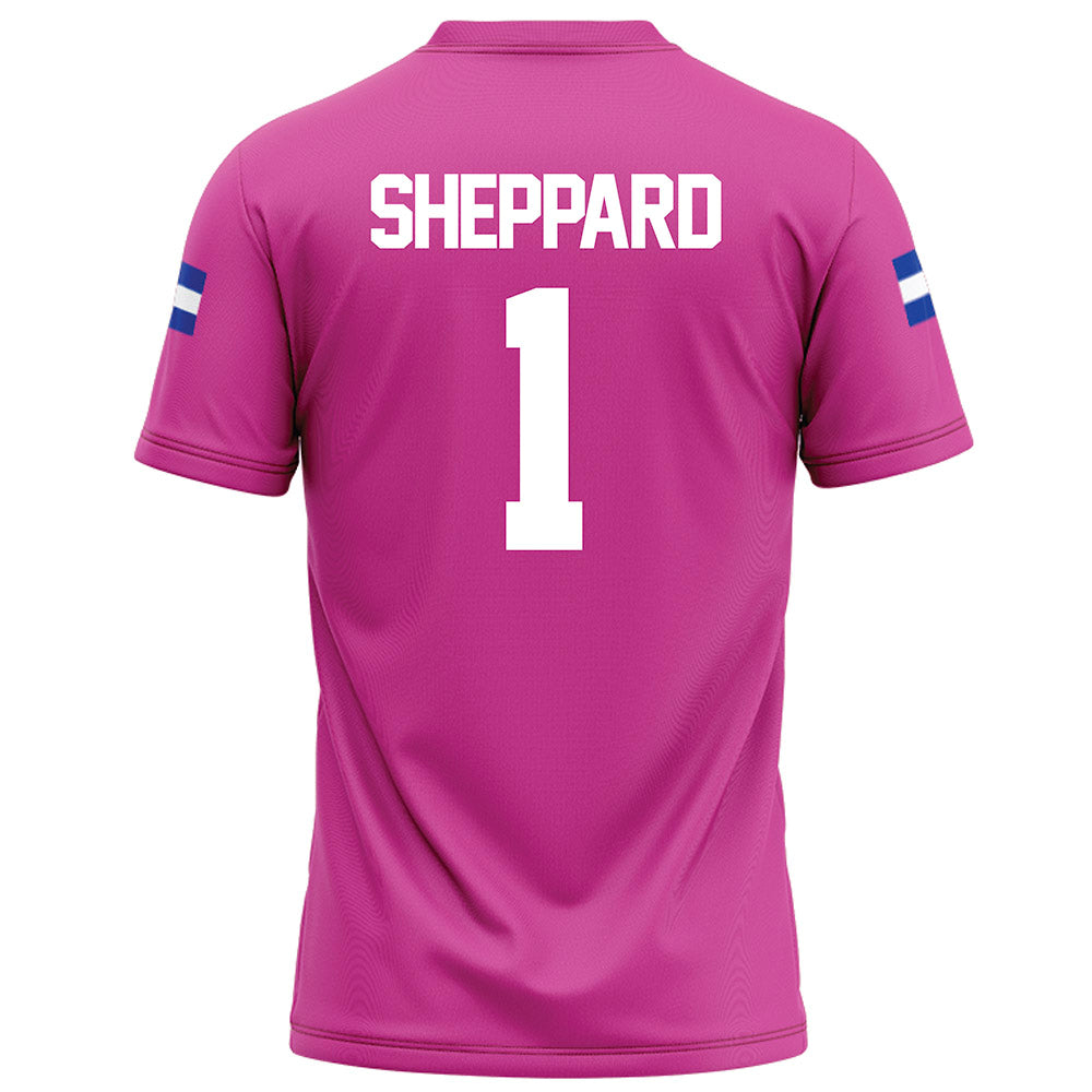 Grand Valley - NCAA Football : Keshawn Sheppard - Pink Football Jersey-1