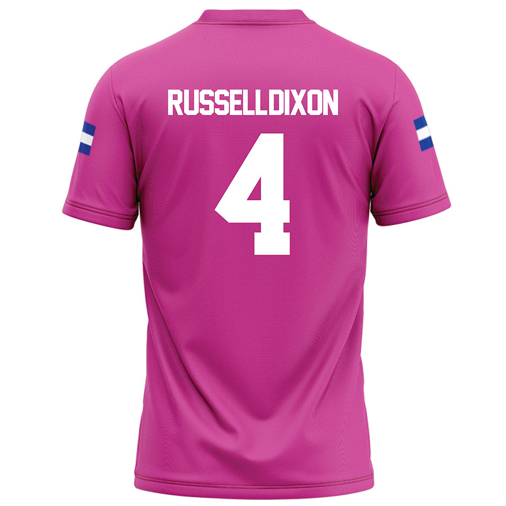 Grand Valley - NCAA Football : Kellen Russell-Dixon - Pink Football Jersey-1
