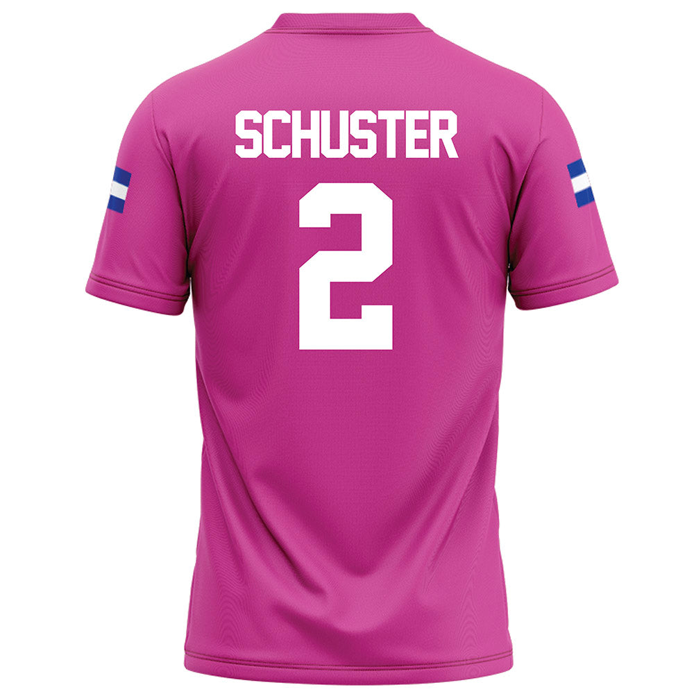 Grand Valley - NCAA Football : Andrew Schuster - Pink Football Jersey-1