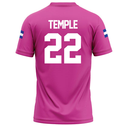 Grand Valley - NCAA Football : Troy Temple - Pink Football Jersey-1