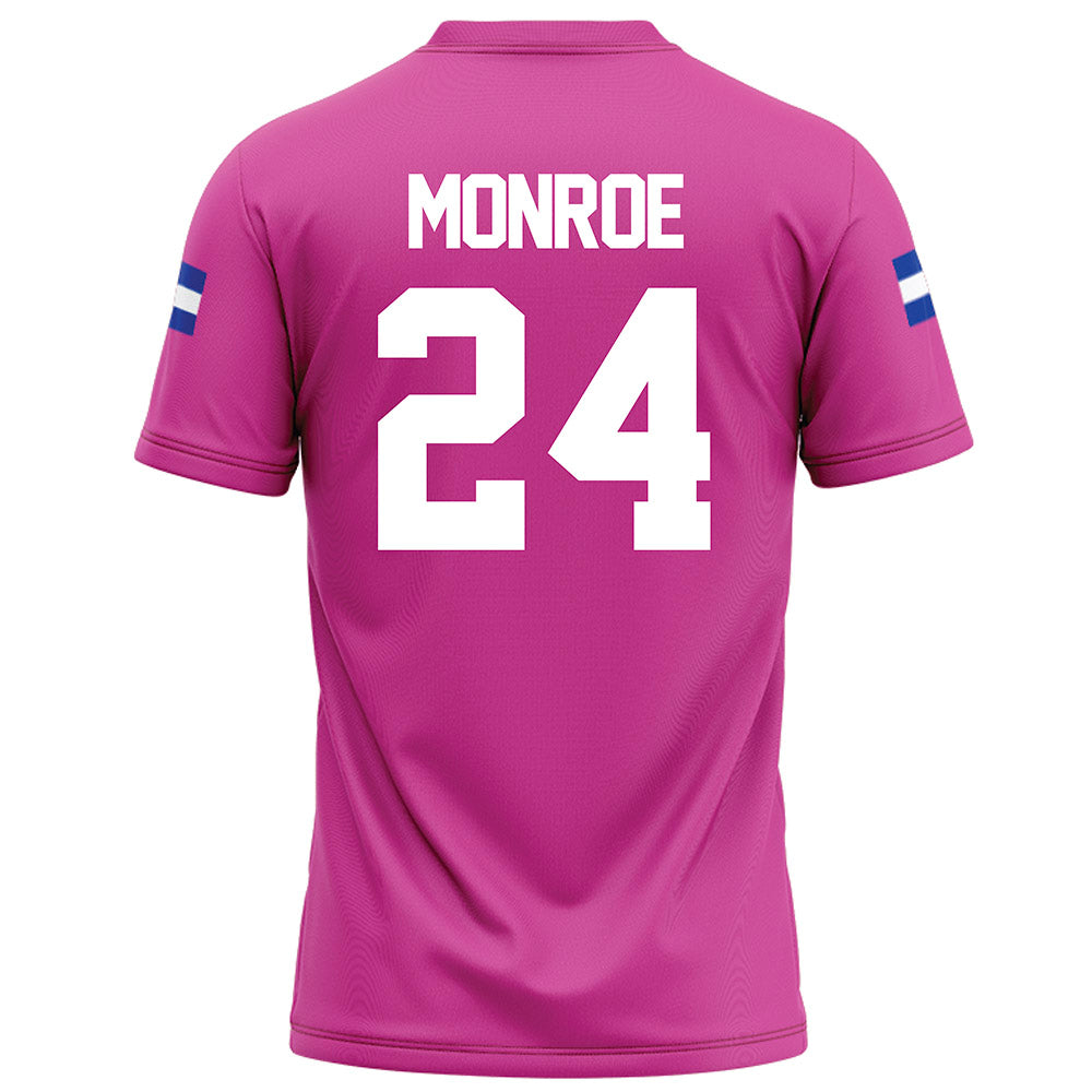 Grand Valley - NCAA Football : Deondray Monroe - Pink Football Jersey-1