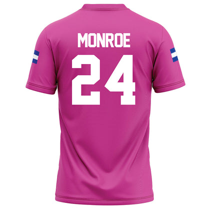 Grand Valley - NCAA Football : Deondray Monroe - Pink Football Jersey-1