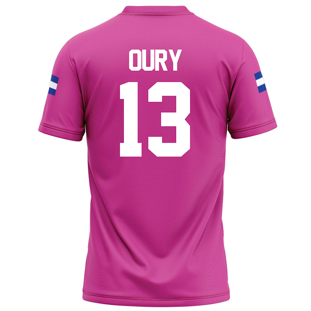 Grand Valley - NCAA Football : Noah Oury - Pink Football Jersey-1