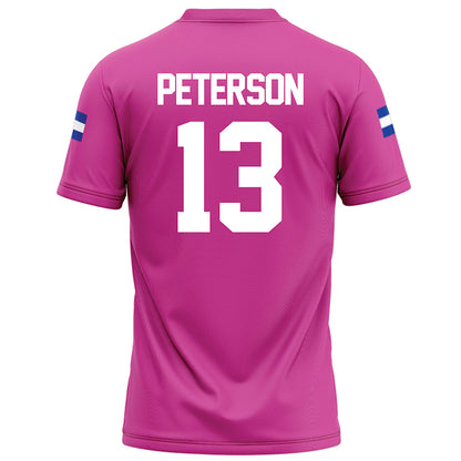 Grand Valley - NCAA Football : Cade Peterson - Pink Football Jersey-1