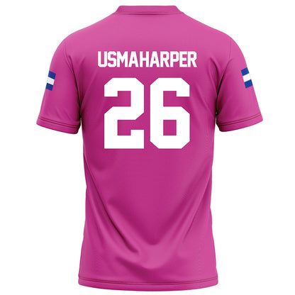 Grand Valley - NCAA Football : Syone Usma-Harper - Pink Football Jersey-1
