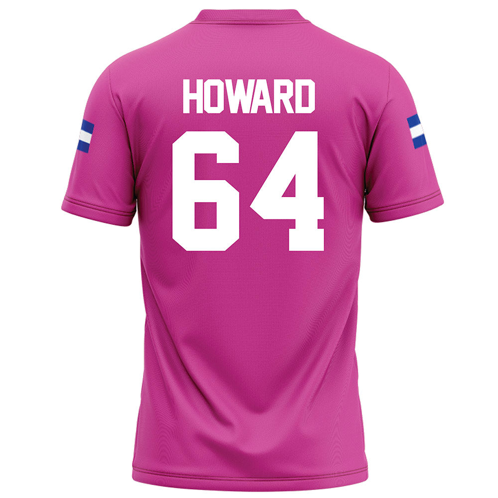 Grand Valley - NCAA Football : Barry Howard - Pink Football Jersey-1