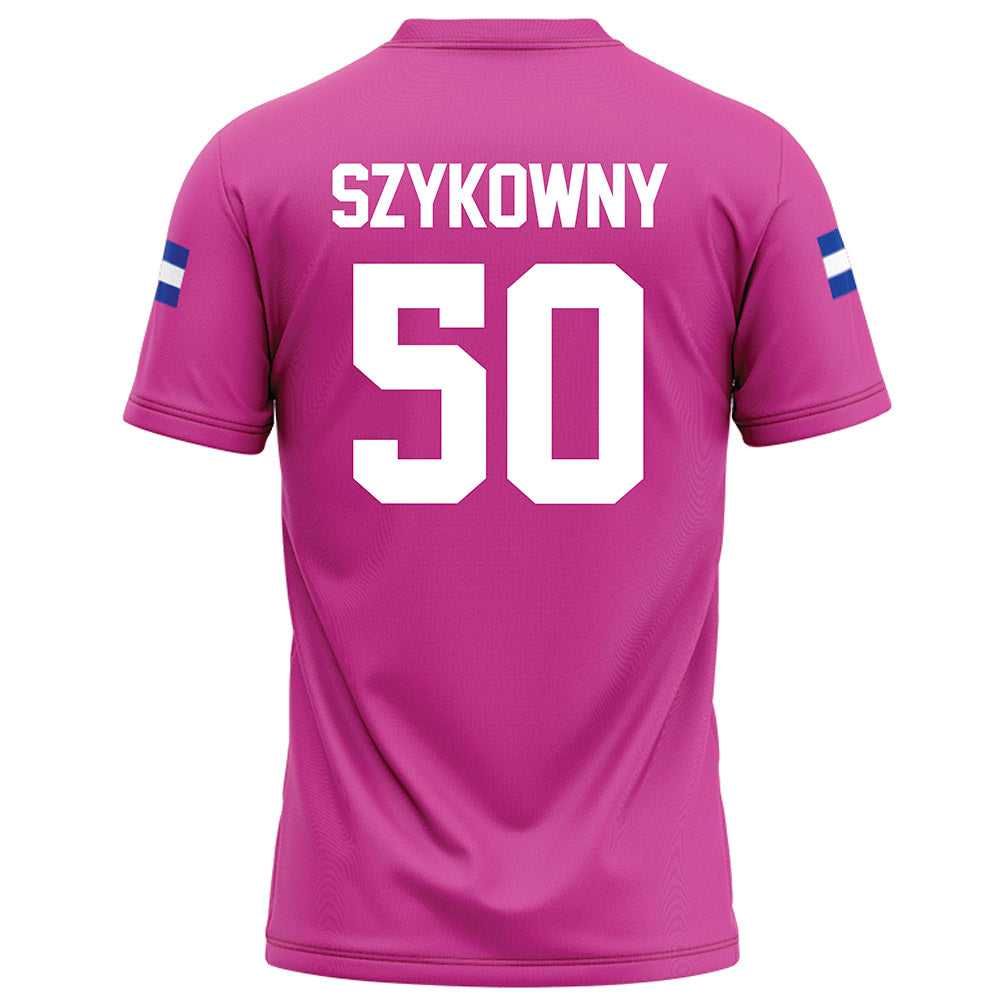 Grand Valley - NCAA Football : Trey Szykowny - Pink Football Jersey-1