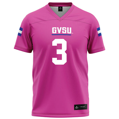 Grand Valley - NCAA Football : Vincenzo Meschi - Pink Football Jersey-0