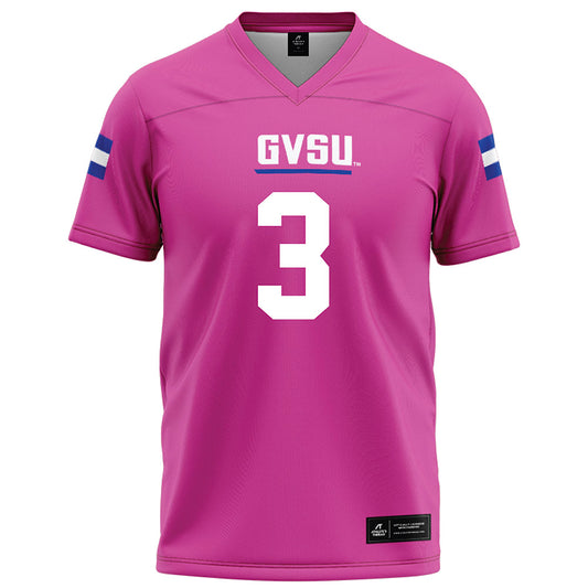 Grand Valley - NCAA Football : Vincenzo Meschi - Pink Football Jersey-0
