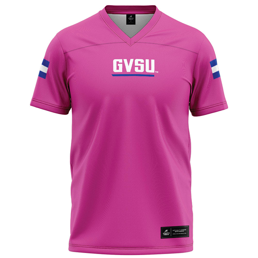 Grand Valley - NCAA Football : Miles Sharp - Pink Football Jersey-0
