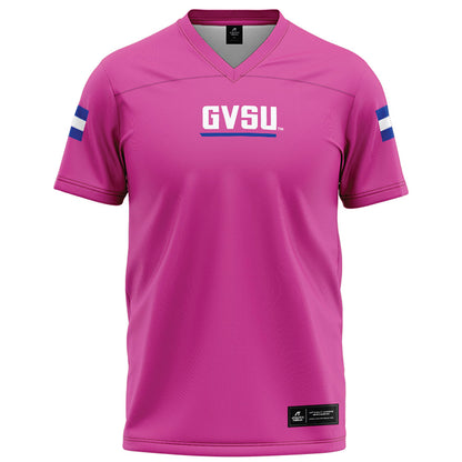 Grand Valley - NCAA Football : Miles Sharp - Pink Football Jersey-0