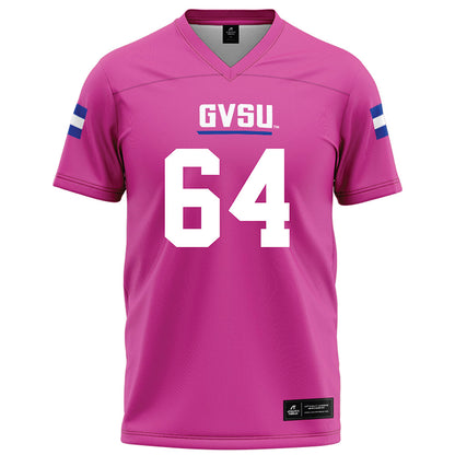 Grand Valley - NCAA Football : Barry Howard - Pink Football Jersey-0